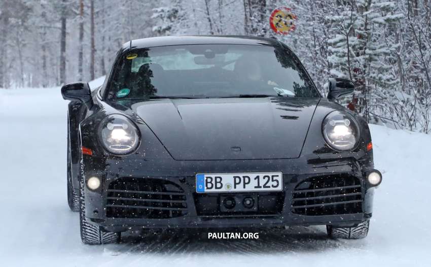 SPYSHOTS: 992 Porsche 911 facelift – Carrera range update to bring back naturally aspirated engine? 1412013