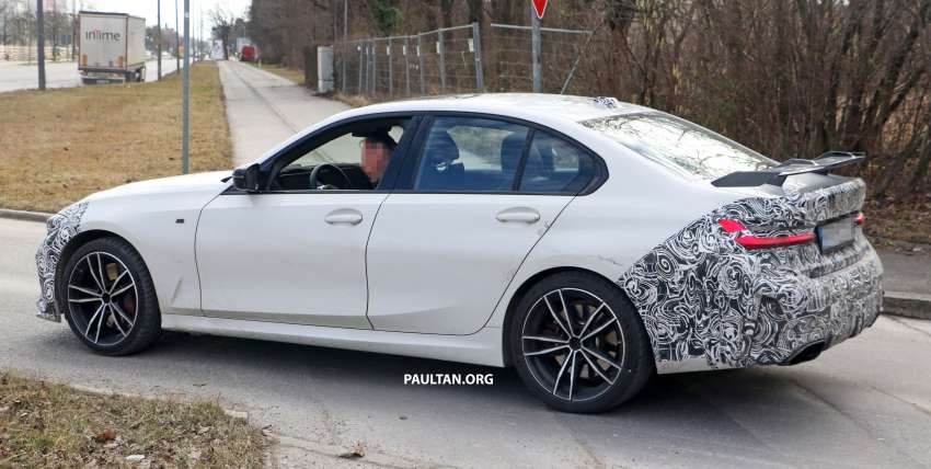 SPIED: G20 BMW 3 Series FL – M Performance kit seen 1416849