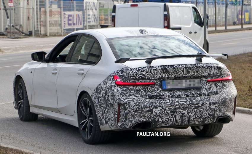SPIED: G20 BMW 3 Series FL – M Performance kit seen 1416851