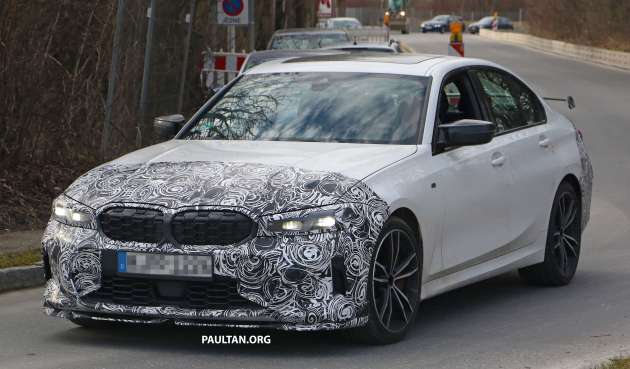 SPIED: G20 BMW 3 Series FL – M Performance kit seen