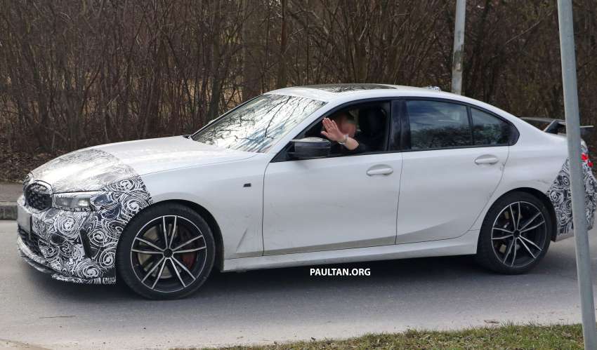 SPIED: G20 BMW 3 Series FL – M Performance kit seen 1416844