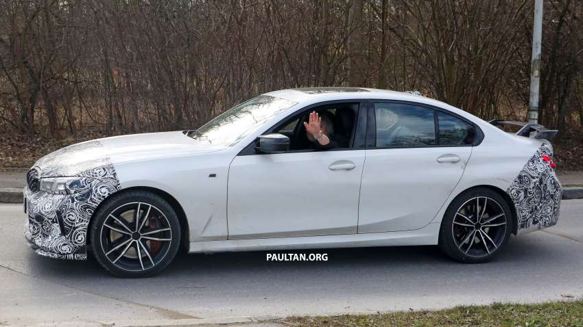 SPIED: G20 BMW 3 Series FL – M Performance kit seen 1416845