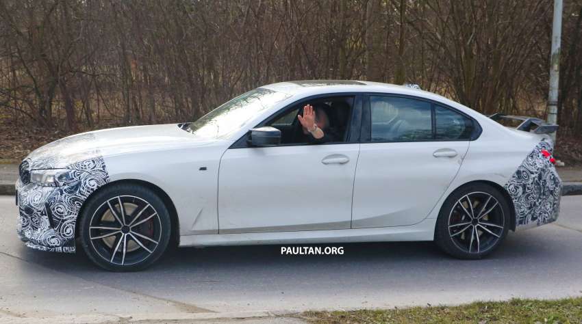 SPIED: G20 BMW 3 Series FL – M Performance kit seen 1416846