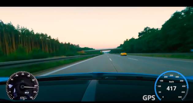 Bugatti Chiron catat kelajuan maksima 417 km/j di Autobahn – pemilik mungkin dipenjara dua tahun