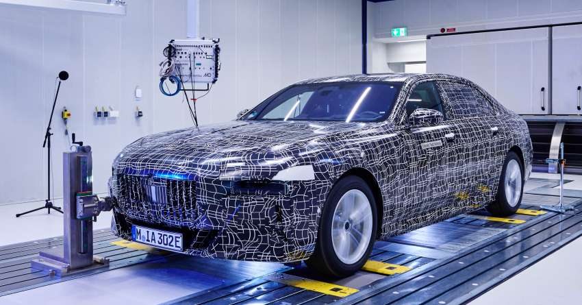 G70 BMW i7 undergoes acoustic testing before debut 1419049
