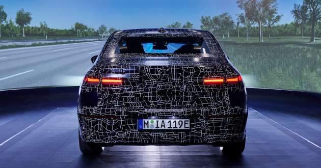 G70 BMW i7 undergoes acoustic testing before debut