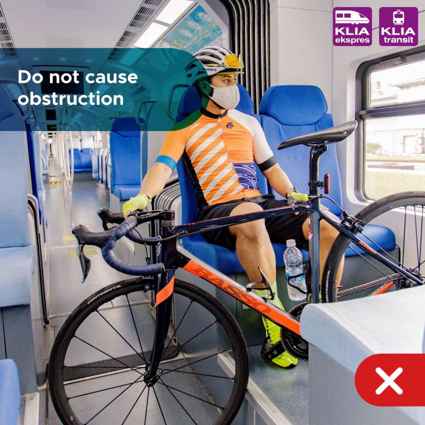 KLIA Ekspres benarkan penumpang bawa basikal naik tren pada hujung minggu, cuti umum secara percuma 1417904