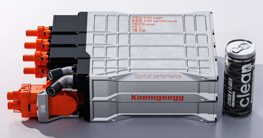 Koenigsegg shows off its 340 PS Quark electric motor and 680 PS Terrier EV drive unit with David inverter 1411921