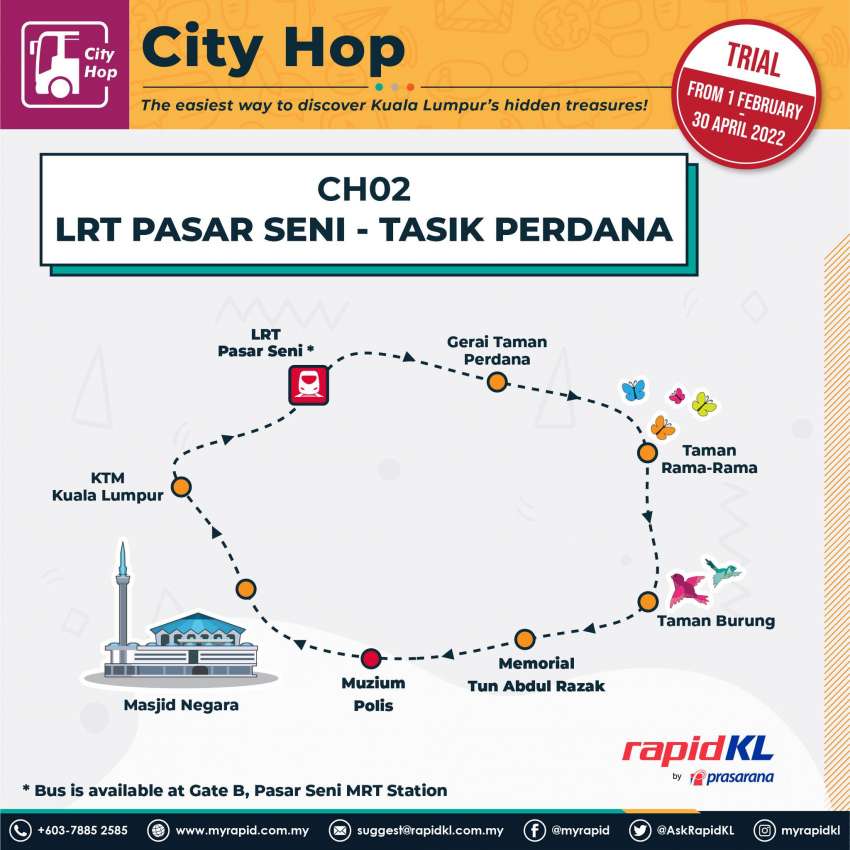 Rapid KL City Hop – 2 trial bus routes, RM1 promo fare 1417450