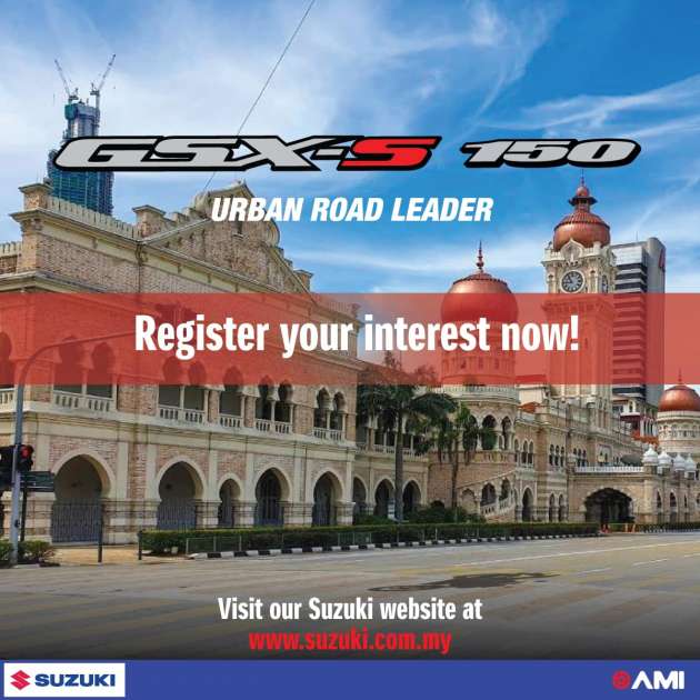 Suzuki Malaysia buka pendaftaran minat GSX-S150