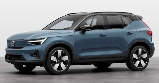 Volvo XC40 facelift now in Europe: design tweaks from C40, Android-based OS, new 231 PS Recharge P6 EV