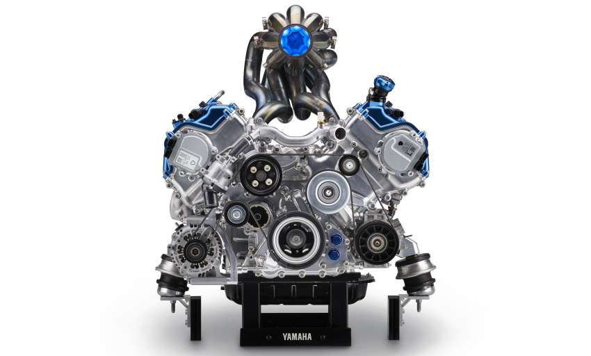 Toyota hydrogen 5.0L V8 engine developed by Yamaha with power, torque figures comparable to petrol engine 1417425