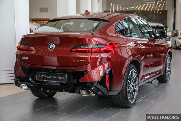 2022 BMW X4 facelift in Malaysia – full live gallery of the G02 ‘X3 Coupe’ in xDrive30i M Sport form, RM387k