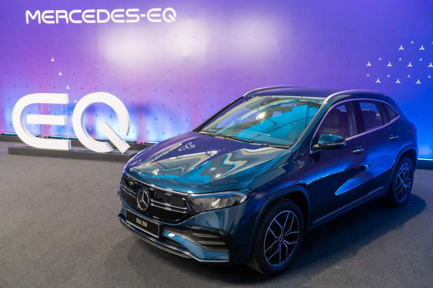 2022 Mercedes-Benz EQA250 AMG Line launched in Malaysia – 190 PS, 429 km EV range; priced fr RM278k 1427000