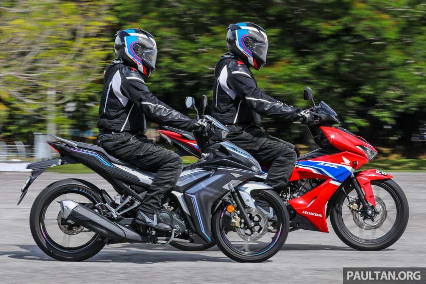 2022 Honda RS-X vs Yamaha Y16ZR Malaysian review 1431686