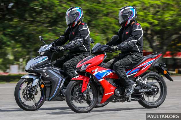 2022 Honda RS-X vs Yamaha Y16ZR Malaysian review