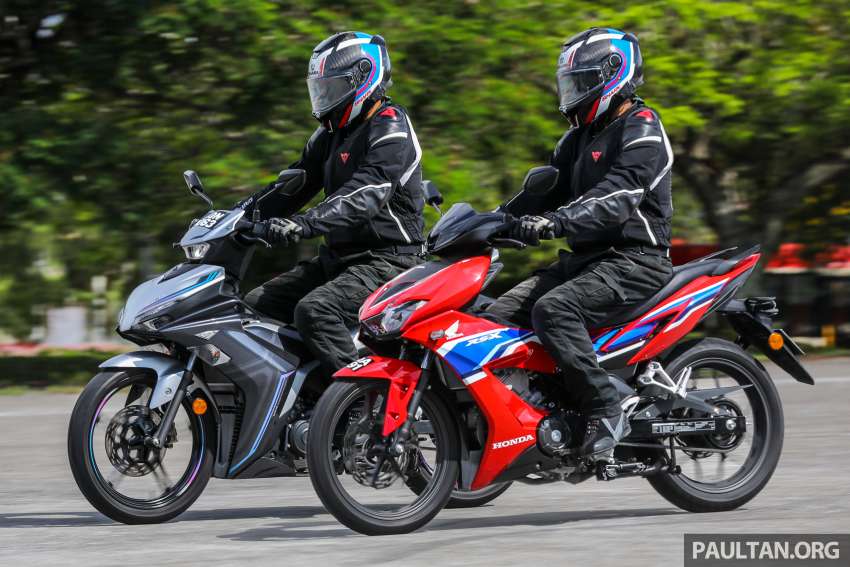 2022 Honda RS-X vs Yamaha Y16ZR Malaysian review 1431687