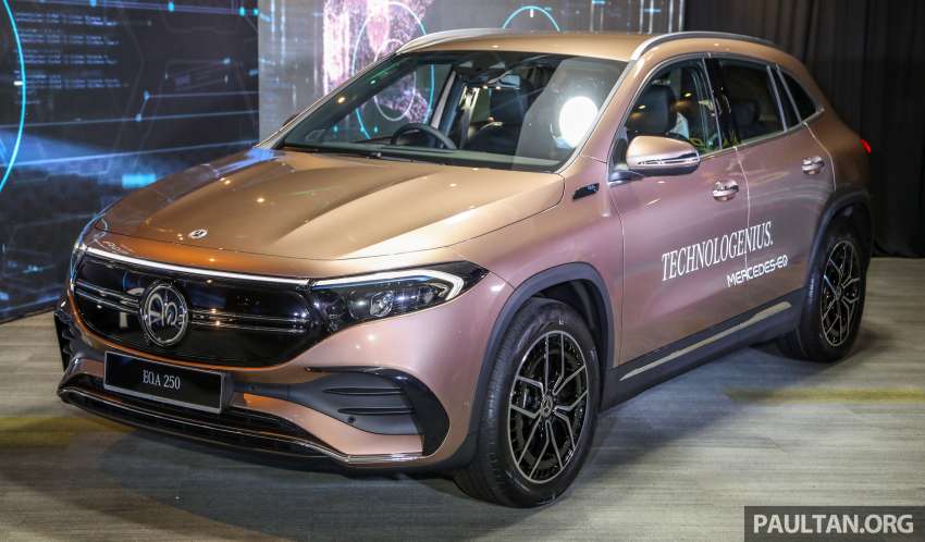 2022 Mercedes-Benz EQA250 AMG Line launched in Malaysia – 190 PS, 429 km EV range; priced fr RM278k 1427562