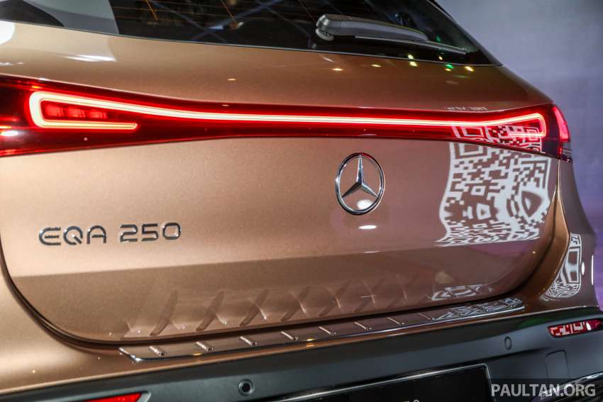 Mercedes-Benz EQA250 AMG Line 2022 dilancar di Malaysia — 190 PS, 429 km jarak; harga dari RM278k 1427755