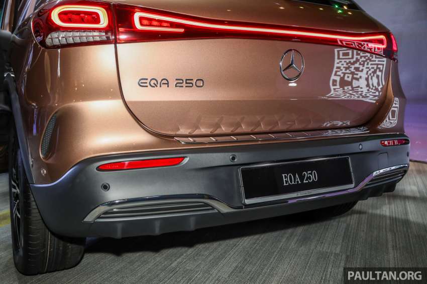 Mercedes-Benz EQA250 AMG Line 2022 dilancar di Malaysia — 190 PS, 429 km jarak; harga dari RM278k 1427756