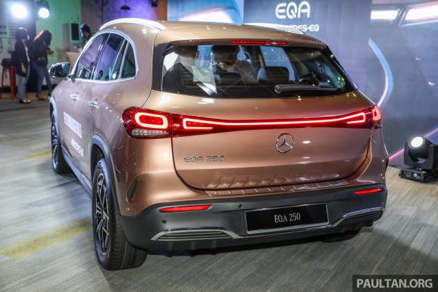 Mercedes-Benz EQA250 AMG Line 2022 dilancar di Malaysia — 190 PS, 429 km jarak; harga dari RM278k