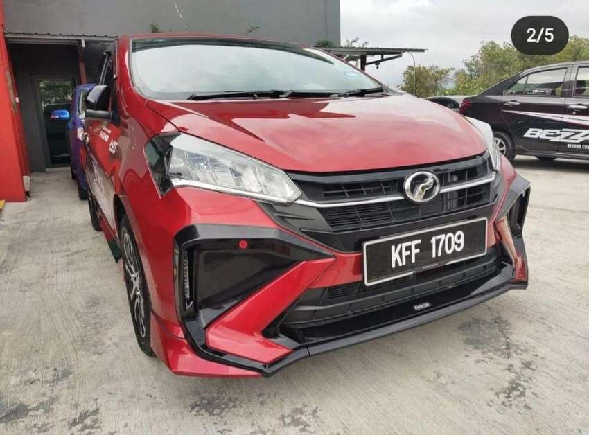 Perodua Myvi 2022 – imej kit badan Gear Up bocor 1437955