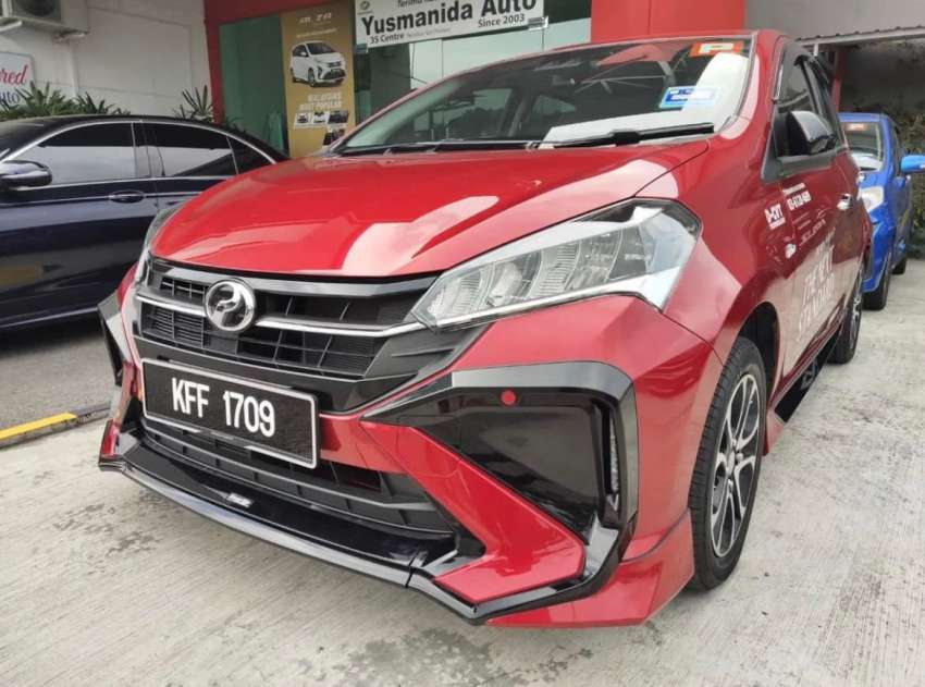 Perodua Myvi 2022 – imej kit badan Gear Up bocor Image #1437953