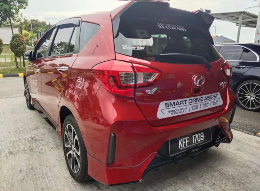 2022 Perodua Myvi GearUp bodykit leaked – super aggressive two-tone look, big wing for the G3 facelift 1437947