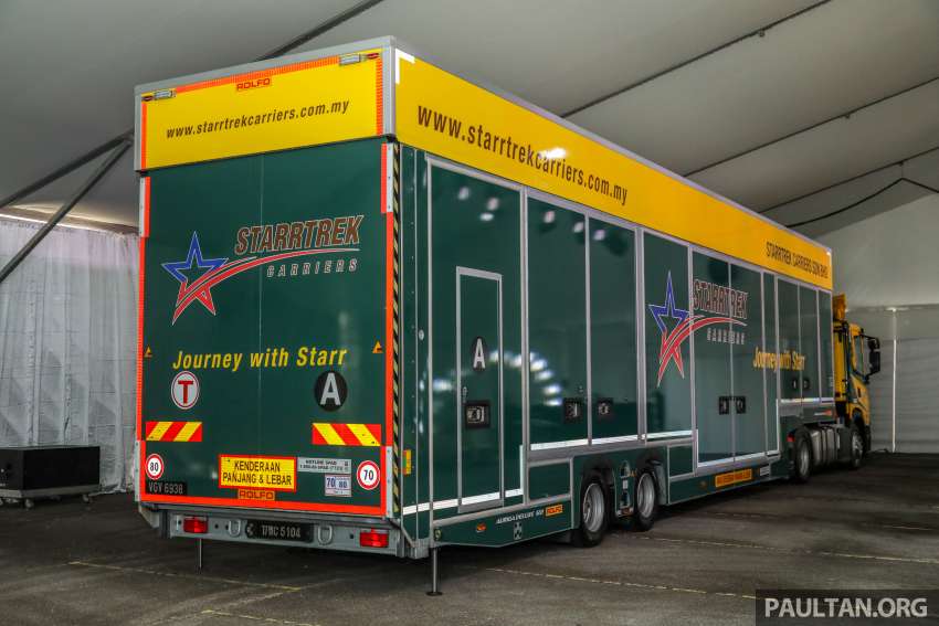Starrtrek Carriers launches the first fully-enclosed car carrier service in Malaysia, with a Rolfo Auriga Deluxe 1430336