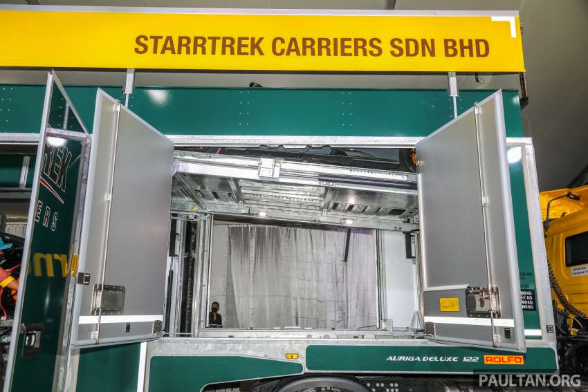 Starrtrek Carriers perkenal servis trailer kenderaan bertutup di Malaysia, dengan Rolfo Auriga Deluxe 1430889