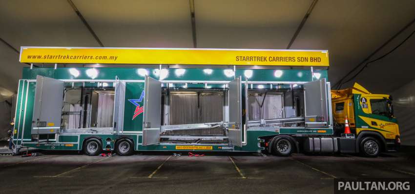 Starrtrek Carriers perkenal servis trailer kenderaan bertutup di Malaysia, dengan Rolfo Auriga Deluxe 1430848