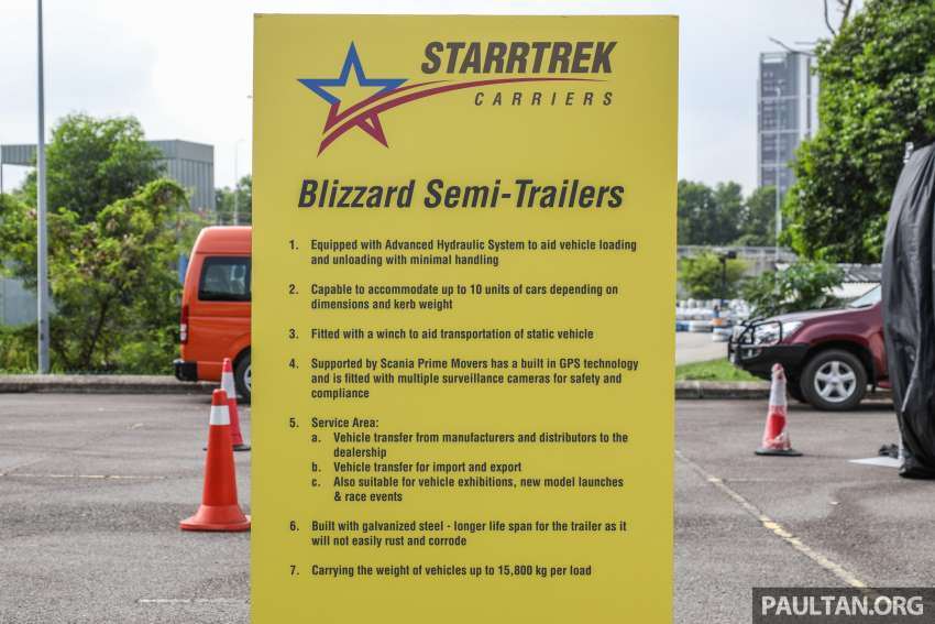 Starrtrek Carriers perkenal servis trailer kenderaan bertutup di Malaysia, dengan Rolfo Auriga Deluxe 1430908