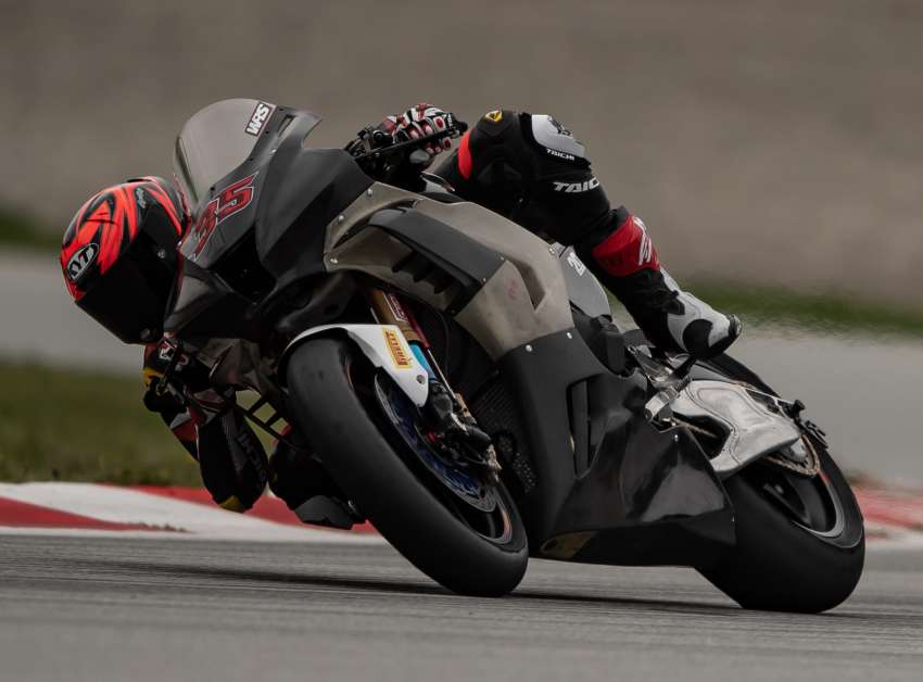 2022 WSBK : Hafizh Syahrin first test on MIE Racing Honda Team CBR1000RR-R for WSBK in Catalunya 1436126