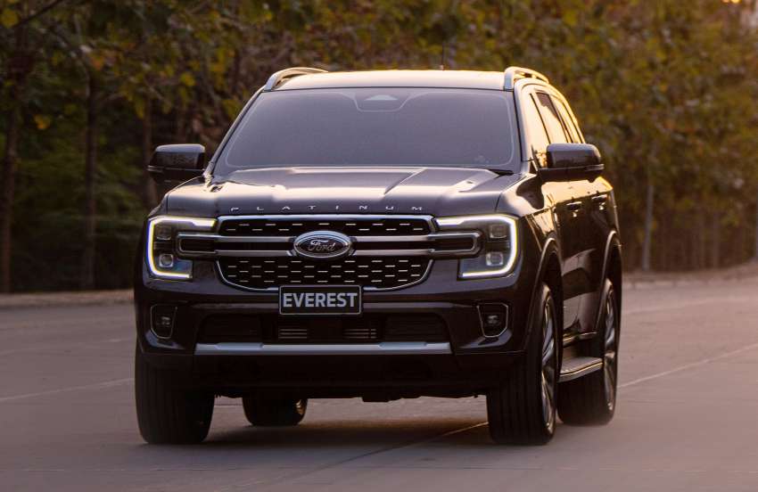 Ford Everest 2023 diperkenal dalam tiga versi, empat enjin termasuk V6 3.0L diesel turbo, 7-tempat duduk 1422971