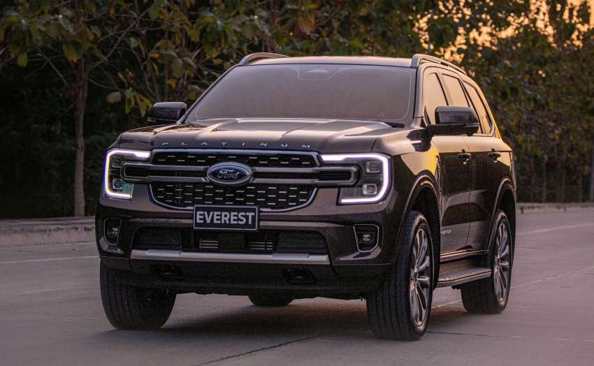 Ford Everest 2023 diperkenal dalam tiga versi, empat enjin termasuk V6 3.0L diesel turbo, 7-tempat duduk 1422970