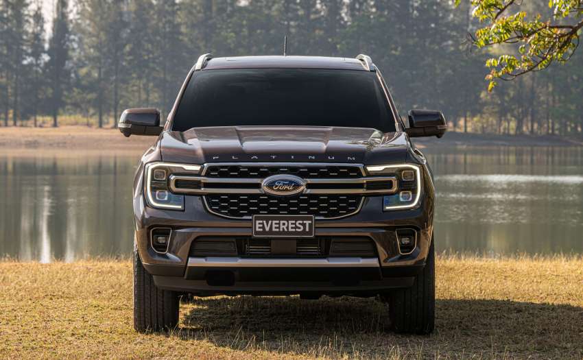 Ford Everest 2023 diperkenal dalam tiga versi, empat enjin termasuk V6 3.0L diesel turbo, 7-tempat duduk 1422969