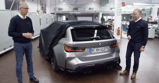 G81 BMW M3 Touring partially revealed in new video
