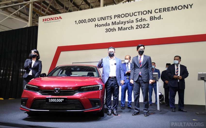 Honda Malaysia achieves 1 million units production milestone – Civic RS is Melaka plant’s landmark car 1437763