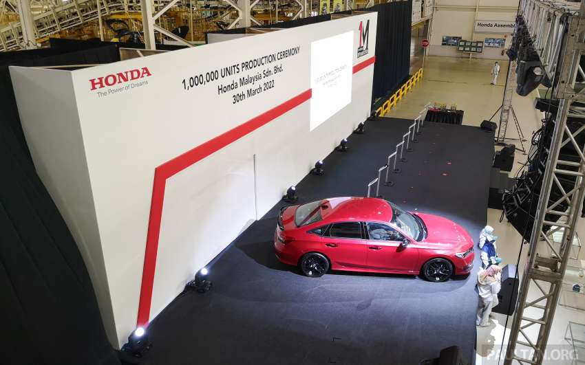 Honda Malaysia achieves 1 million units production milestone – Civic RS is Melaka plant’s landmark car 1437765
