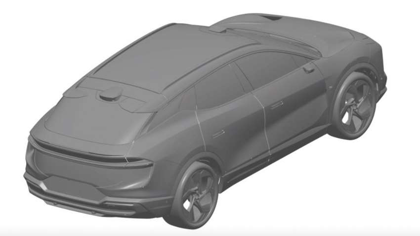 Lotus Type 132 SUV – exterior seen in patent images 1427335