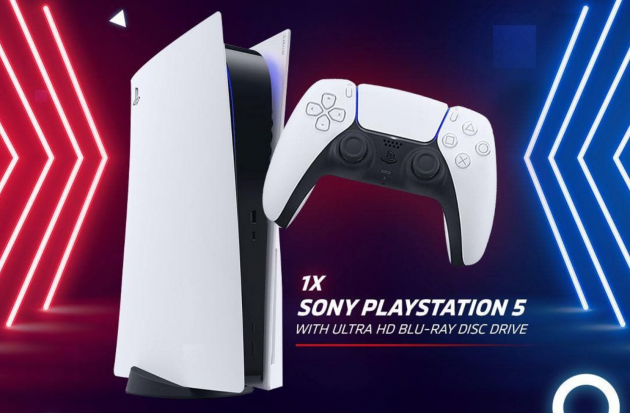 Mitsubishi giving away a PlayStation 5 on Instagram
