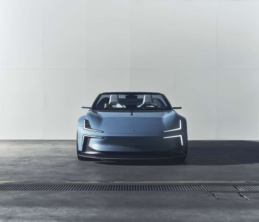 Polestar O<sub>2</sub> concept revealed – electric roadster based on Polestar 5 with bonded aluminium structure, drone 1423597