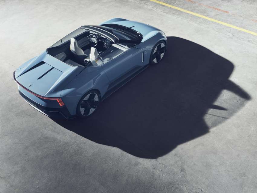 Polestar O<sub>2</sub> concept revealed – electric roadster based on Polestar 5 with bonded aluminium structure, drone 1423617