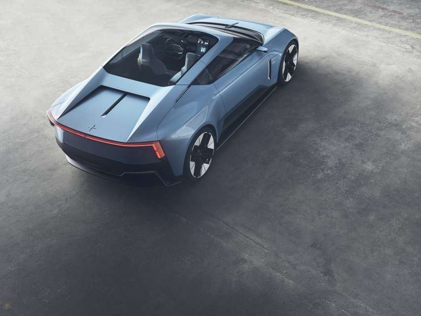 Polestar O<sub>2</sub> concept revealed – electric roadster based on Polestar 5 with bonded aluminium structure, drone 1423625