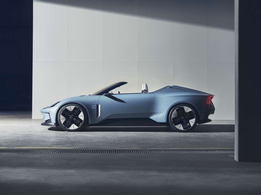 Polestar O<sub>2</sub> concept revealed – electric roadster based on Polestar 5 with bonded aluminium structure, drone 1423598