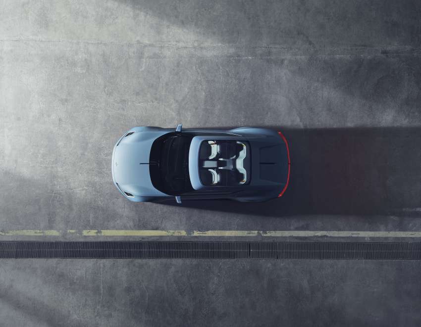 Polestar O<sub>2</sub> concept revealed – electric roadster based on Polestar 5 with bonded aluminium structure, drone 1423632