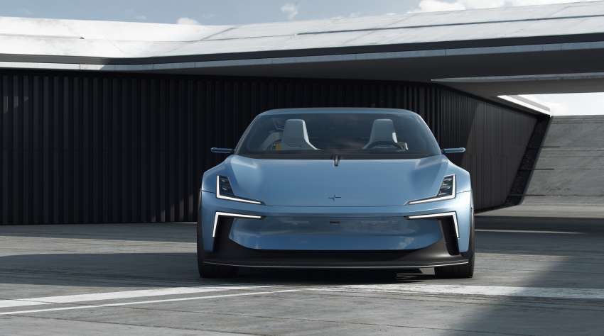 Polestar O<sub>2</sub> concept revealed – electric roadster based on Polestar 5 with bonded aluminium structure, drone 1423633