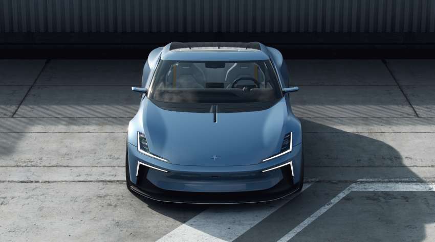 Polestar O<sub>2</sub> concept revealed – electric roadster based on Polestar 5 with bonded aluminium structure, drone 1423634