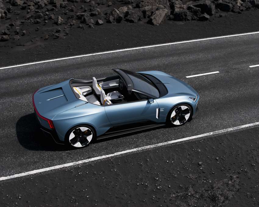Polestar O<sub>2</sub> concept revealed – electric roadster based on Polestar 5 with bonded aluminium structure, drone 1423645
