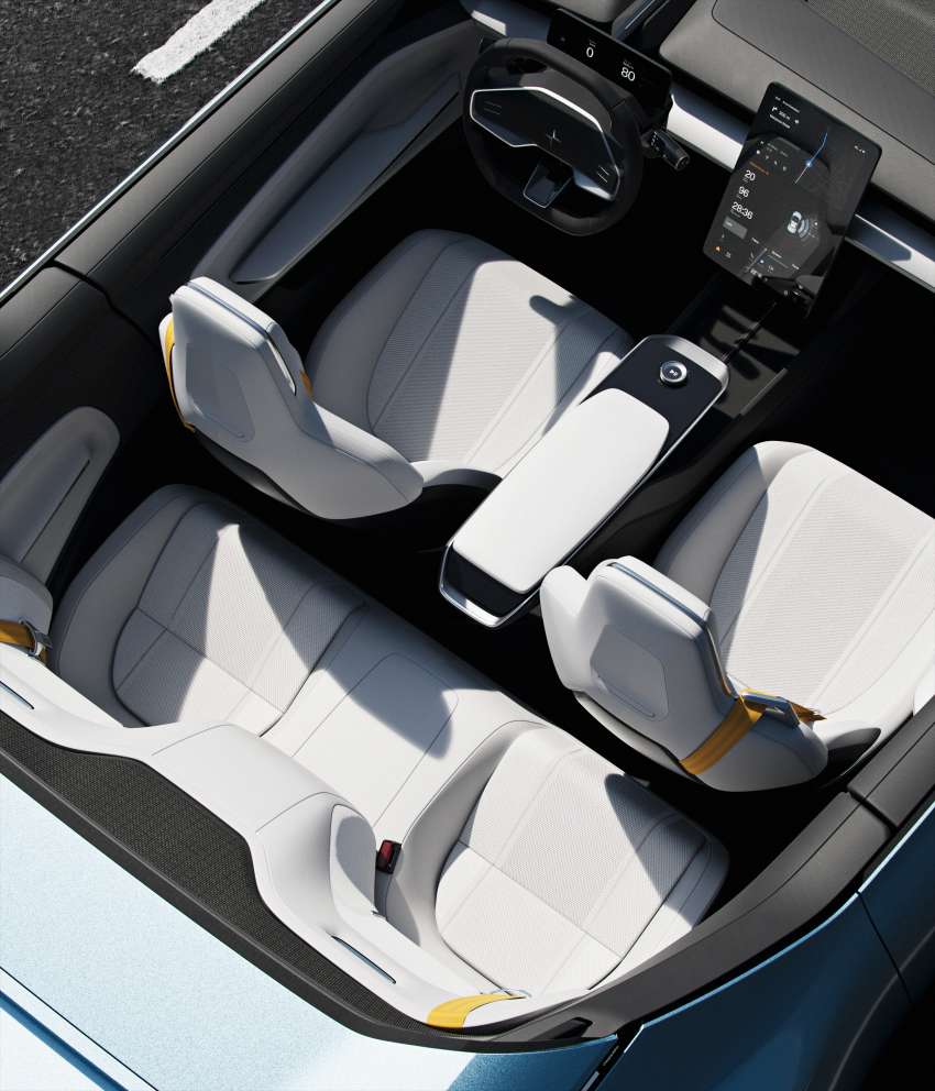 Polestar O<sub>2</sub> concept revealed – electric roadster based on Polestar 5 with bonded aluminium structure, drone 1423678